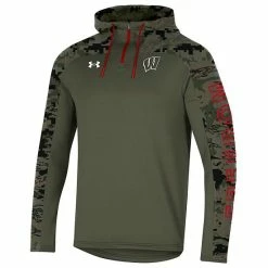 Men's Under Armour Olive Wisconsin Badgers Freedom Quarter-Zip Pullover Hoodie 6 Men's Under Armour Olive Wisconsin Badgers Freedom Quarter-Zip Pullover Hoodie -Under Armour SHOP unnamed file 11408
