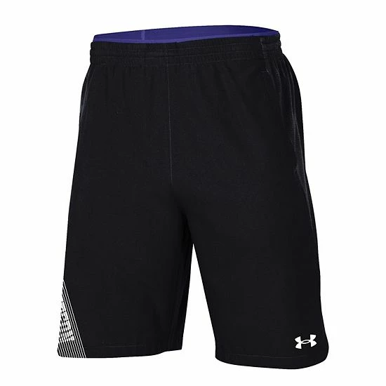 Men's Under Armour Black Northwestern Wildcats 2021 Sideline Woven Shorts 3 Men's Under Armour Black Northwestern Wildcats 2021 Sideline Woven Shorts - Image 3