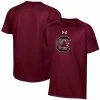 Youth Under Armour Garnet South Carolina Gamecocks 2.0 Logo Tech T-Shirt