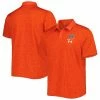 Men's Under Armour Orange Auburn Tigers Static Performance Polo
