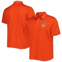 Men's Under Armour Orange Auburn Tigers Static Performance Polo