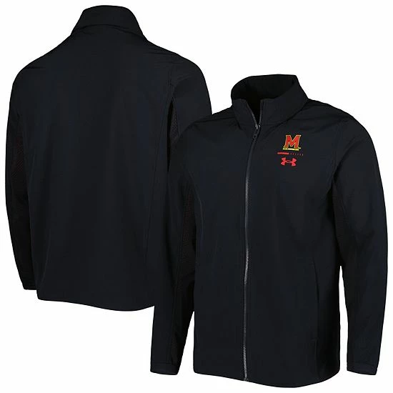 Men's Under Armour Black Maryland Terrapins Squad 3.0 Full-Zip Jacket 1 Men's Under Armour Black Maryland Terrapins Squad 3.0 Full-Zip Jacket