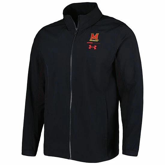 Men's Under Armour Black Maryland Terrapins Squad 3.0 Full-Zip Jacket 3 Men's Under Armour Black Maryland Terrapins Squad 3.0 Full-Zip Jacket - Image 3