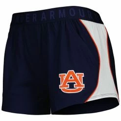 Women's Under Armour Navy/Orange Auburn Tigers Game Day Tech Mesh Performance Shorts -Under Armour SHOP unnamed file 11522