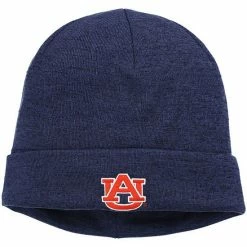 Men's Under Armour Navy Auburn Tigers 2021 Sideline Infrared Performance Cuffed Knit Hat