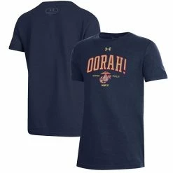 Youth Under Armour Navy Navy Midshipmen Oorah! USMC Performance T-Shirt