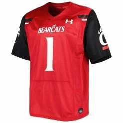 Men's Under Armour #1 Red Cincinnati Bearcats Team Wordmark Replica Football Jersey 6 Men's Under Armour #1 Red Cincinnati Bearcats Team Wordmark Replica Football Jersey -Under Armour SHOP unnamed file 11564