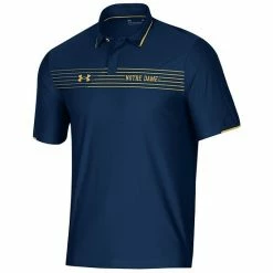 Men's Under Armour Navy Notre Dame Fighting Irish Sideline Chest Stripe Performance Polo -Under Armour SHOP unnamed file 11596