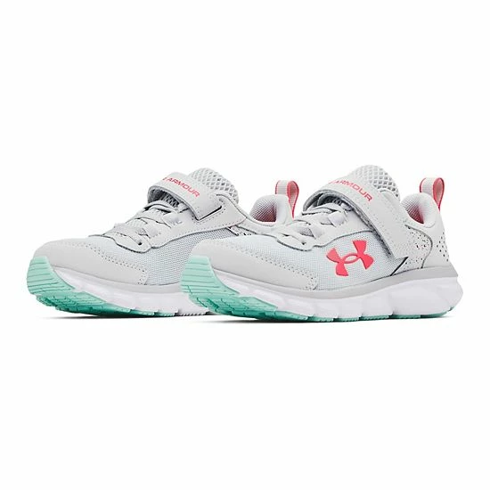 Under Armour Assert 9 Preschool Kids' Running Shoes Gray White Lilac 5 Under Armour Assert 9 Preschool Kids' Running Shoes Gray White Lilac - Image 5