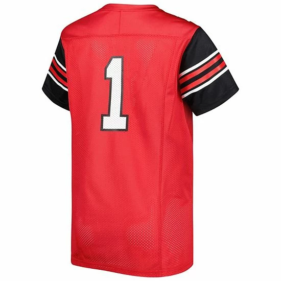 Women's Under Armour #1 Red Utah Utes Replica Football Jersey 4 Women's Under Armour #1 Red Utah Utes Replica Football Jersey - Image 4