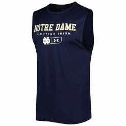 Men's Under Armour Navy Notre Dame Fighting Irish Logo Lockup Tech Sleeveless T-Shirt -Under Armour SHOP unnamed file 11697