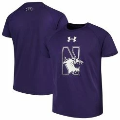 Youth Under Armour Purple Northwestern Wildcats 2.0 Logo Tech T-Shirt