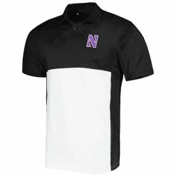 Men's Under Armour Black/White Northwestern Wildcats Green Blocked Polo Performance Polo -Under Armour SHOP unnamed file 11721