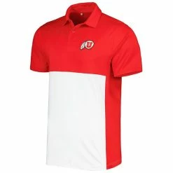 Men's Under Armour Red/White Utah Utes Green Blocked Polo Performance Polo -Under Armour SHOP unnamed file 11726