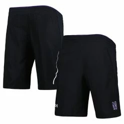 Men's Under Armour Black Northwestern Wildcats Woven Shorts