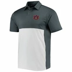 Men's Under Armour Gray Auburn Tigers Green Blocked Polo Performance Polo -Under Armour SHOP unnamed file 11738