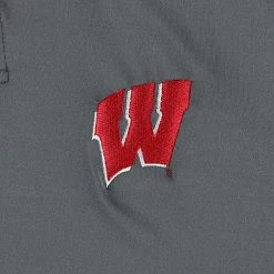 Men's Under Armour Gray/White Wisconsin Badgers Green Blocked Polo Performance Polo 9 Men's Under Armour Gray/White Wisconsin Badgers Green Blocked Polo Performance Polo -Under Armour SHOP unnamed file 11773