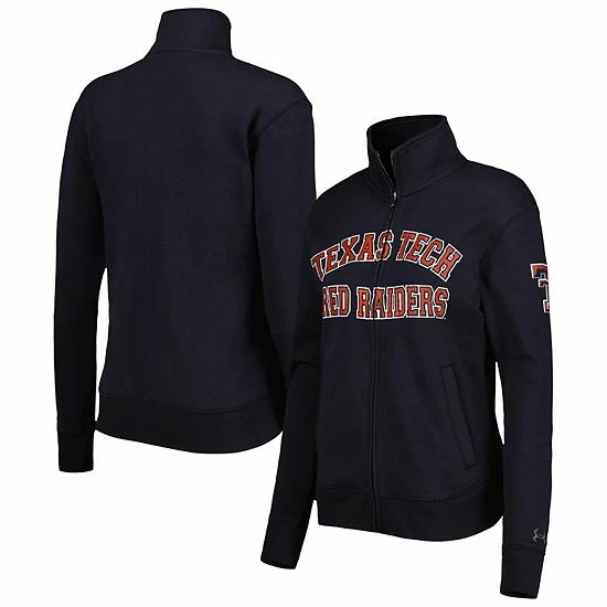 Women's Under Armour Black Texas Tech Red Raiders All Day Full-Zip Jacket 2 Women's Under Armour Black Texas Tech Red Raiders All Day Full-Zip Jacket - Image 2