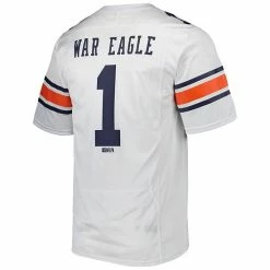 Men's Under Armour #1 White Auburn Tigers Team Wordmark Replica Football Jersey 7 Men's Under Armour #1 White Auburn Tigers Team Wordmark Replica Football Jersey -Under Armour SHOP unnamed file 11834
