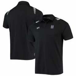 Men's Under Armour Black Northwestern Wildcats 2021 Sideline Performance Polo