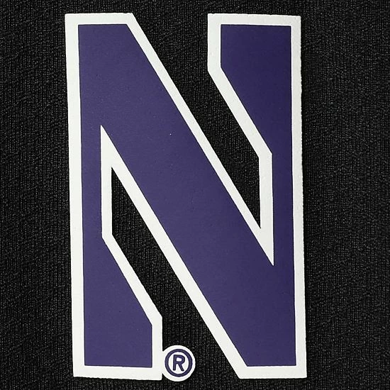 Men's Under Armour Black Northwestern Wildcats 2021 Sideline Performance Polo 4 Men's Under Armour Black Northwestern Wildcats 2021 Sideline Performance Polo - Image 4