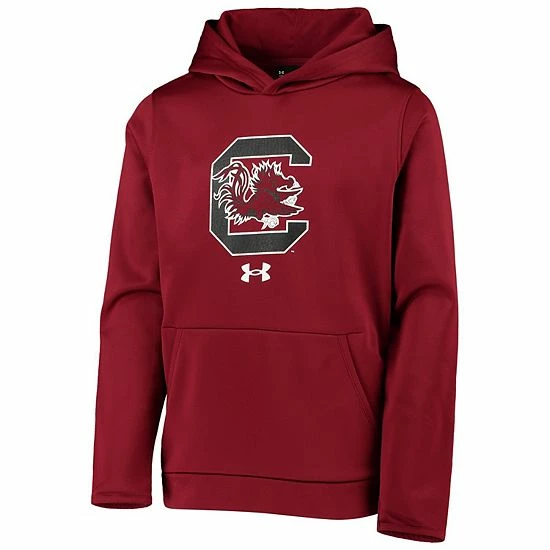 Youth Under Armour Garnet South Carolina Gamecocks Logo Pullover Hoodie 3 Youth Under Armour Garnet South Carolina Gamecocks Logo Pullover Hoodie - Image 3