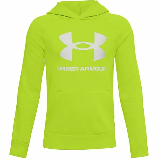Boys 8-20 Under Armour Rival Fleece Hoodie Marine Od Green 4 Boys 8-20 Under Armour Rival Fleece Hoodie Marine Od Green - Image 4