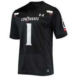 Men's Under Armour #1 Black Cincinnati Bearcats Team Premier Football Jersey -Under Armour SHOP unnamed file 11884