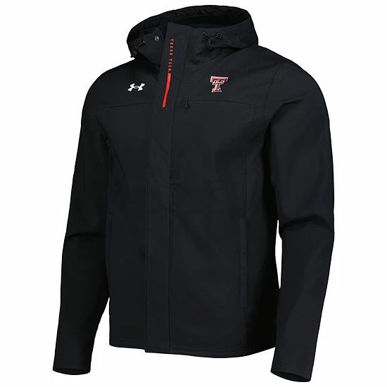 Men's Under Armour Black Texas Tech Red Raiders Swoven Performance Full-Zip Jacket 3 Men's Under Armour Black Texas Tech Red Raiders Swoven Performance Full-Zip Jacket - Image 3