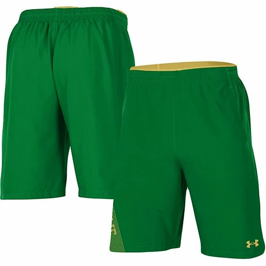 Men's Under Armour Green Notre Dame Fighting Irish 2021 Sideline Woven Shorts 2 Men's Under Armour Green Notre Dame Fighting Irish 2021 Sideline Woven Shorts - Image 2