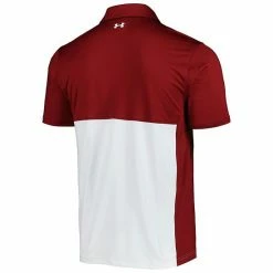 Men's Under Armour Garnet/White South Carolina Gamecocks Green Blocked Polo Performance Polo -Under Armour SHOP unnamed file 11915
