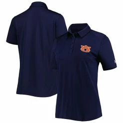 Women's Under Armour Navy Auburn Tigers Tech Mesh Performance Polo