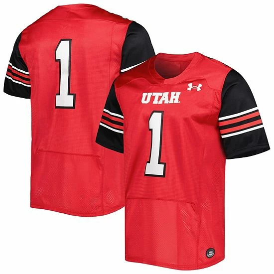 Men's Under Armour #1 Red Utah Utes Premier Limited Jersey 2 Men's Under Armour #1 Red Utah Utes Premier Limited Jersey - Image 2