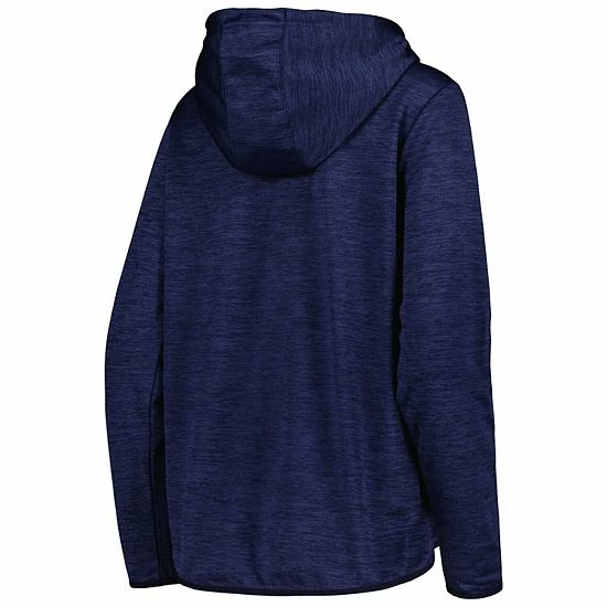 Women's Under Armour Heathered Navy Auburn Tigers Fleece Pullover Hoodie 4 Women's Under Armour Heathered Navy Auburn Tigers Fleece Pullover Hoodie - Image 4