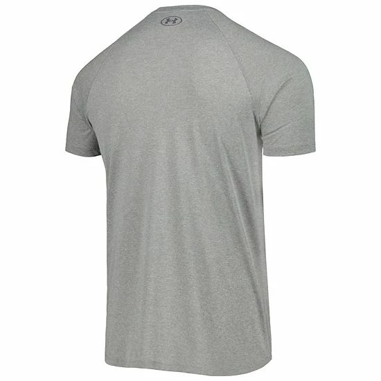 Men's Under Armour Gray Colorado State Rams Tech Performance Raglan T-Shirt 4 Men's Under Armour Gray Colorado State Rams Tech Performance Raglan T-Shirt - Image 4