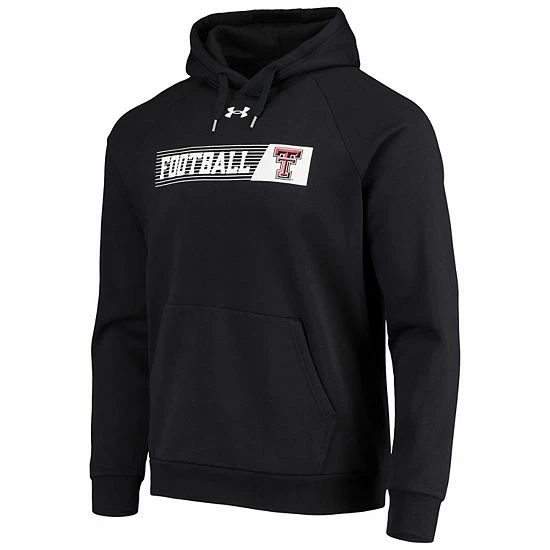 Men's Under Armour Black Texas Tech Red Raiders 2021 Sideline Football All-Day Raglan Pullover Hoodie 3 Men's Under Armour Black Texas Tech Red Raiders 2021 Sideline Football All-Day Raglan Pullover Hoodie - Image 3