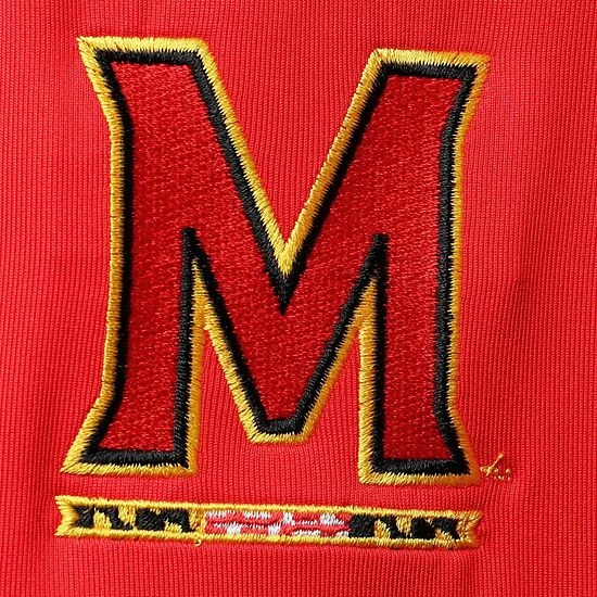 Men's Under Armour Black/Red Maryland Terrapins Game Day Performance Polo 4 Men's Under Armour Black/Red Maryland Terrapins Game Day Performance Polo - Image 4