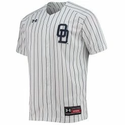 Men's Under Armour White Old Dominion Monarchs Pinstripe Replica Baseball Jersey 7 Men's Under Armour White Old Dominion Monarchs Pinstripe Replica Baseball Jersey -Under Armour SHOP unnamed file 12033
