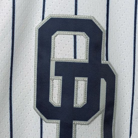 Men's Under Armour White Old Dominion Monarchs Pinstripe Replica Baseball Jersey 5 Men's Under Armour White Old Dominion Monarchs Pinstripe Replica Baseball Jersey - Image 5