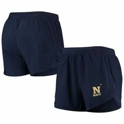 Women's Under Armour Navy Navy Midshipmen Fly By Run 2.0 Performance Shorts