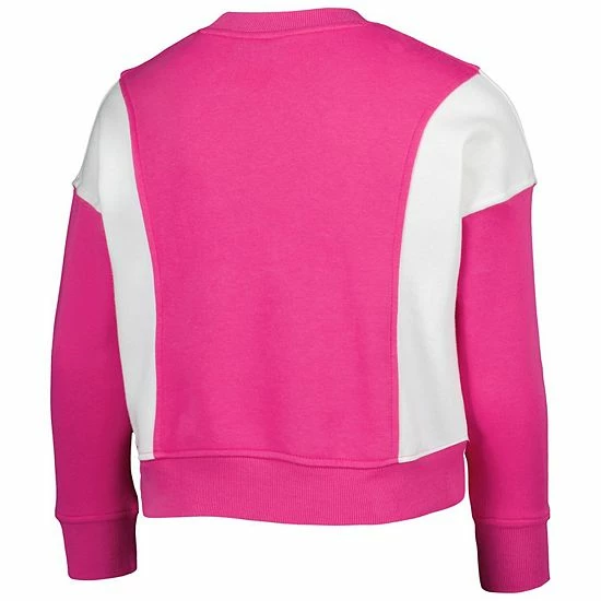 Girls Youth Under Armour Pink Wisconsin Badgers All Day Fleece Pullover Sweatshirt 4 Girls Youth Under Armour Pink Wisconsin Badgers All Day Fleece Pullover Sweatshirt - Image 4