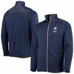 Men's Under Armour Navy Navy Midshipmen 2021 Sideline Command Full-Zip Jacket