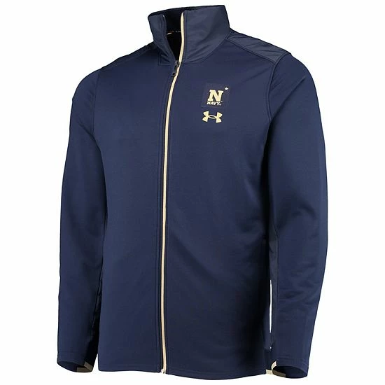 Men's Under Armour Navy Navy Midshipmen 2021 Sideline Command Full-Zip Jacket 3 Men's Under Armour Navy Navy Midshipmen 2021 Sideline Command Full-Zip Jacket - Image 3