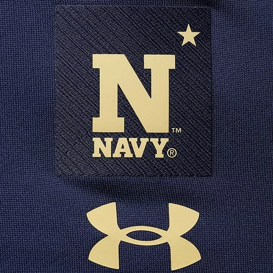 Men's Under Armour Navy Navy Midshipmen 2021 Sideline Command Full-Zip Jacket 5 Men's Under Armour Navy Navy Midshipmen 2021 Sideline Command Full-Zip Jacket - Image 5