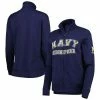 Women's Under Armour Navy Navy Midshipmen All Day Full-Zip Jacket