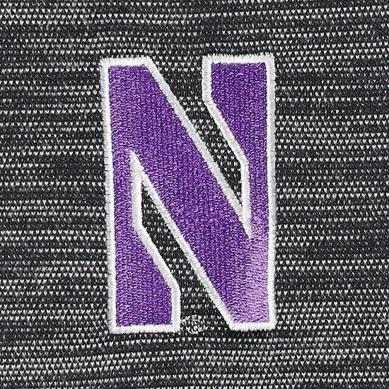 Men's Under Armour Black Northwestern Wildcats Tempo Fleece Quarter-Zip Jacket 5 Men's Under Armour Black Northwestern Wildcats Tempo Fleece Quarter-Zip Jacket - Image 5