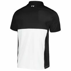 Men's Under Armour Black/White Wisconsin Badgers Green Blocked Polo Performance Polo -Under Armour SHOP unnamed file 12137