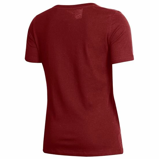 Women's Under Armour Garnet South Carolina Gamecocks Logo Performance V-Neck T-Shirt 4 Women's Under Armour Garnet South Carolina Gamecocks Logo Performance V-Neck T-Shirt - Image 4
