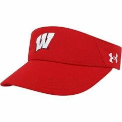 Men's Under Armour Red Wisconsin Badgers High Performance Adjustable Visor