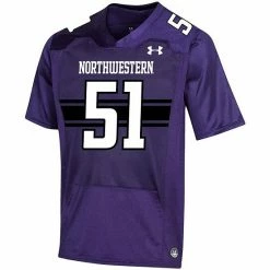 Men's Under Armour #51 Purple Northwestern Wildcats Replica Football Jersey 6 Men's Under Armour #51 Purple Northwestern Wildcats Replica Football Jersey -Under Armour SHOP unnamed file 12181
